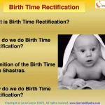 Birth Time Rectification (BTR) page photo, with key text points of the article along with an image of a child.
